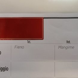 TARGHETTA ALLUMINIO CON INCISIONE PERSONALIZZATA Arredo Box 